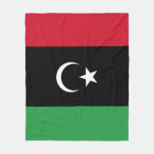 Libië vlag fleece deken (Voorkant)