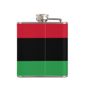 Libië vlag heupfles (Achterkant)