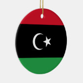 Libië vlag keramisch ornament (Rechts)