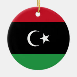 Libië vlag keramisch ornament