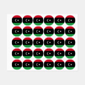 Libië vlag labels (Vel)