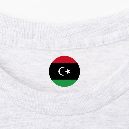 Libië vlag labels (Aangebracht)