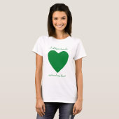 Libië Vlag Liefje T-Shirt (Voorkant volledig)