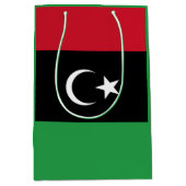 Libië vlag medium cadeauzakje (Voorkant)