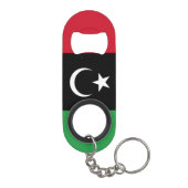Libië vlag mini flessenopener (Achterkant)