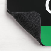 Libië-vlag Mousepad Muismat (Hoek)