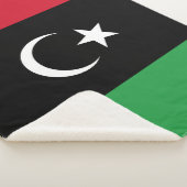 Libië vlag sherpa deken (3/4)