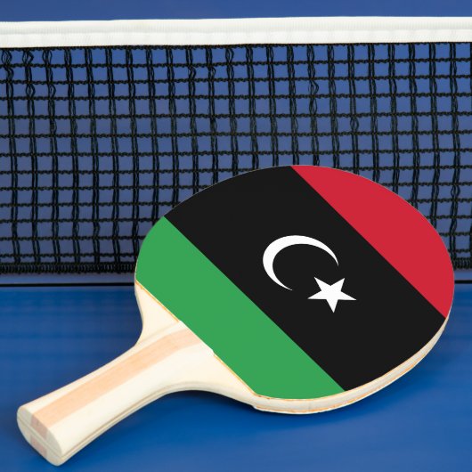 Libië vlag tafeltennisbatje (Insitu)