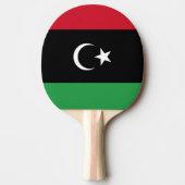 Libië vlag tafeltennisbatje (Voorkant)