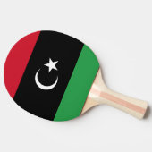 Libië vlag tafeltennisbatje (Zijkant)