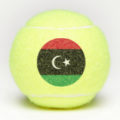 Libië vlag tennisballen (Voorkant)