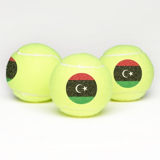 Libië vlag tennisballen (Multi)