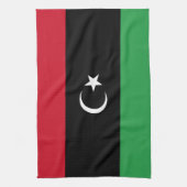 Libië vlag theedoek (Verticaal)