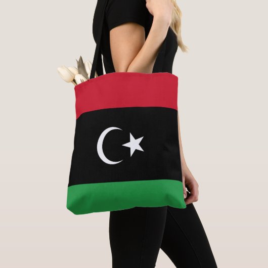 Libië vlag tote bag (Dichtbij)