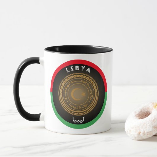 Libisch Erfgoed Embleem Mok (Met donut)