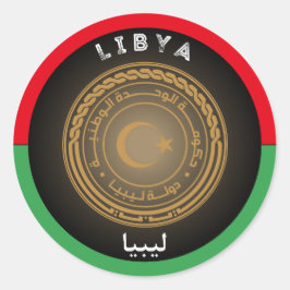 Libisch Erfgoed Embleem Ronde Sticker