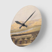 Libische bergketen van de tempel van Luxor Ronde Klok (Hoek)