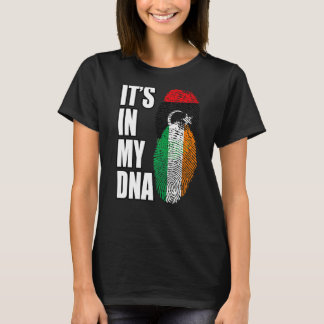 Libische en Ierse Mix DNA-vlag T-shirt
