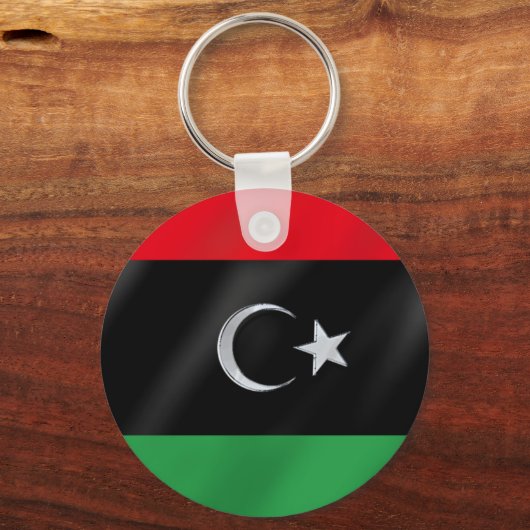 Libische onafhankelijkheidsvlag - Libische vlag vo Sleutelhanger (Voorkant)