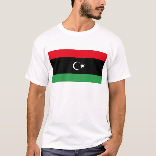 Libische vlag (1951) t-shirt (Voorkant)