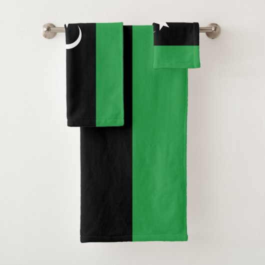 Libische vlag bad handdoek (Insitu)