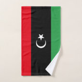 Libische vlag bad handdoek (Handdoek)