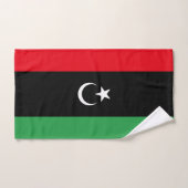 Libische vlag bad handdoek (Handdoek)