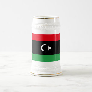 Libische vlag bierpul