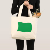 Libische Vlag Boodschappentas Grote Tote Bag (Voorkant (product))