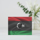 Libische vlag briefkaart (Staand voorkant)