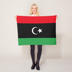 Libische vlag fleece deken