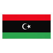 Libische vlag foto afdruk (Voorkant)