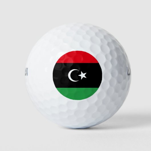 Libische vlag golfballen (Voorkant)