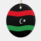 Libische vlag keramisch ornament (Links)