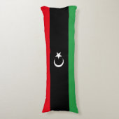 Libische vlag lichaamskussen (Voorkant Verticaal)