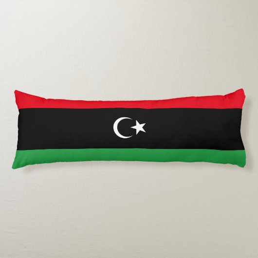 Libische vlag lichaamskussen (Voorkant)