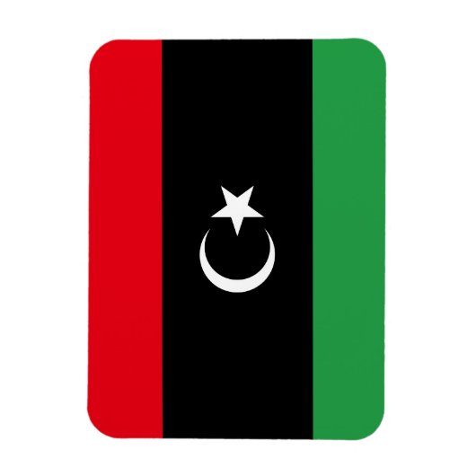 Libische vlag magneet (Verticaal)