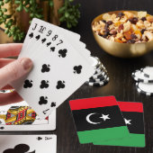 Libische vlag pokerkaarten (Insitu)