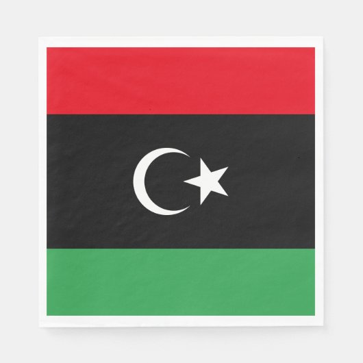 Libische vlag servet (Voorkant)
