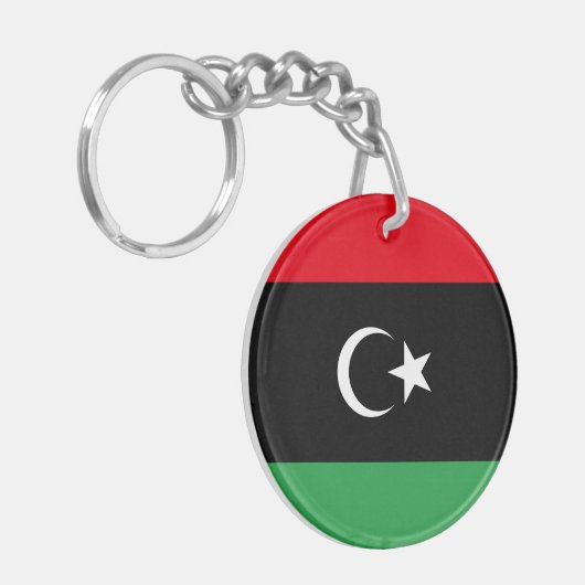 Libische vlag sleutelhanger (Voorkant Links)