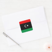 Libische vlag Sticker (Envelop)