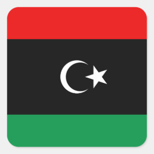 Libische vlag Sticker
