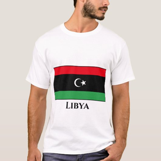 Libische vlag t-shirt (Voorkant)
