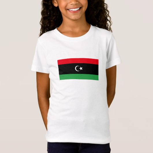 Libische vlag t-shirt (Voorkant)