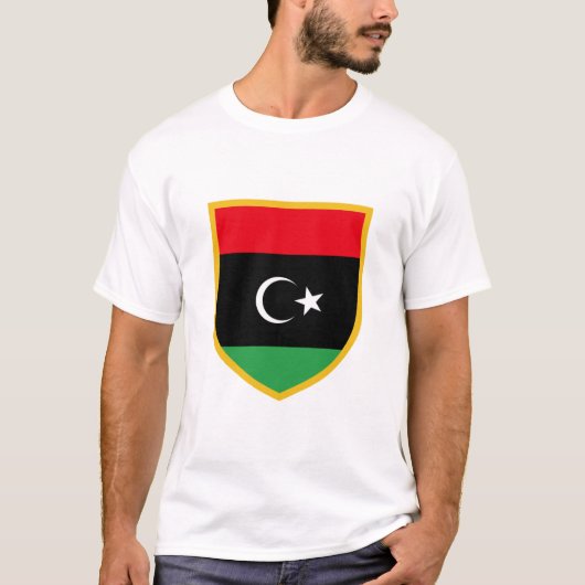 Libische vlag t-shirt (Voorkant)