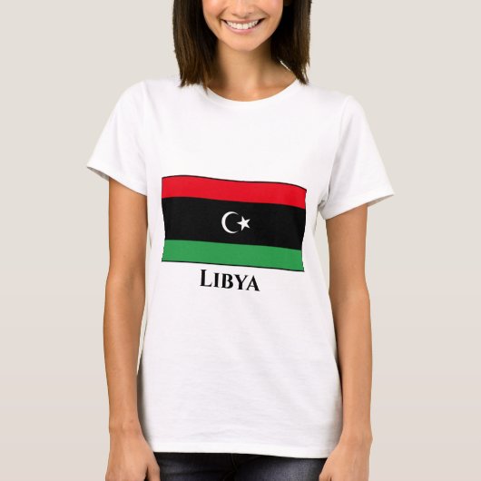 Libische vlag t-shirt (Voorkant)