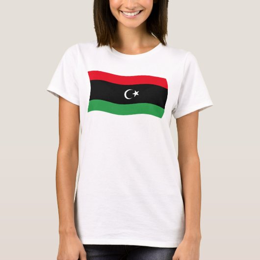 Libische vlag t-shirt (Voorkant)