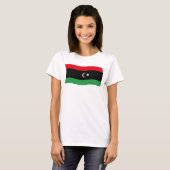 Libische vlag t-shirt (Voorkant volledig)