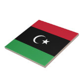 Libische vlag tegeltje (Zijkant)