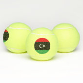 Libische vlag tennisballen (Multi)